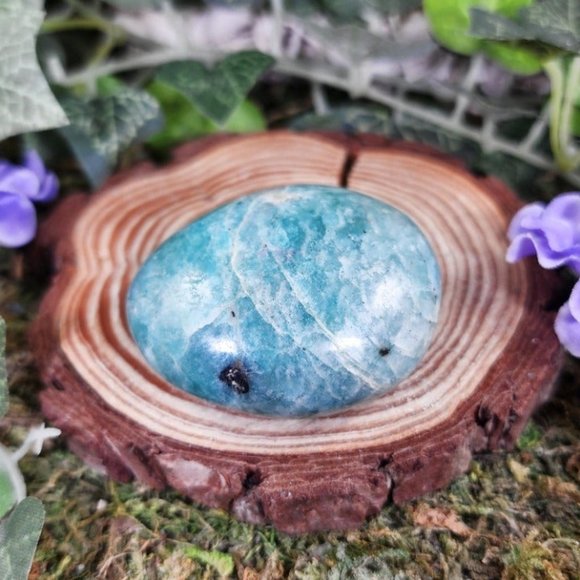 Crystal Other - Amazonite Crystal Palm, Worry Stone #2